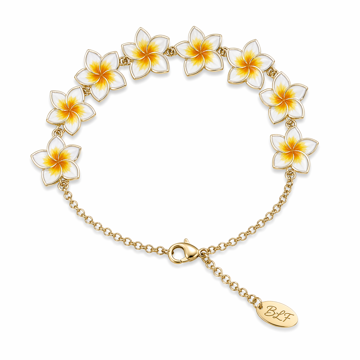 Bracciale Flower Queen in argento e smalto 3 Bracciale Flower Queen in argento e smalto - immagine 3
