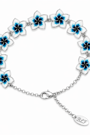 Bracciale Flower Queen in argento e smalto