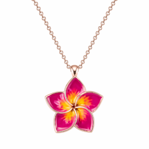 Collana Flower in argento 925 e smalto