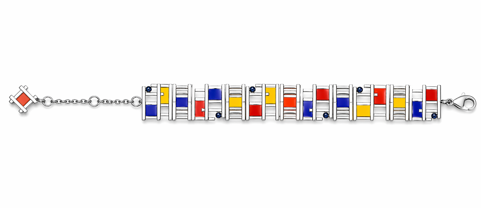 Bracciale Mondrian Bold in argento 925% 1 Bracciale Mondrian Bold in argento 925%