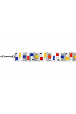 Bracciale Mondrian Bold in argento 925