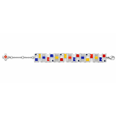 Bracciale Mondrian Bold in argento 925